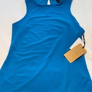 Halogen Teal Sleeveless Blouse